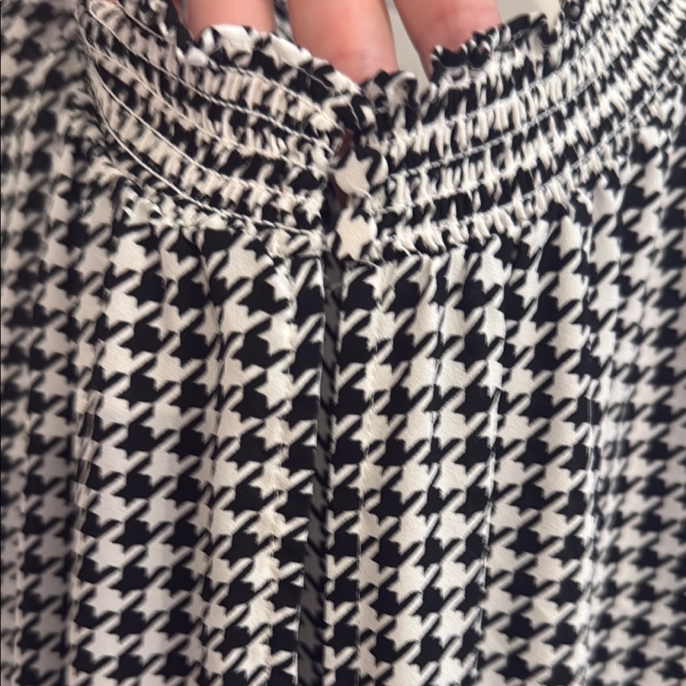 J. Crew Black and White Houndstooth Dress - Picture 3 of 9